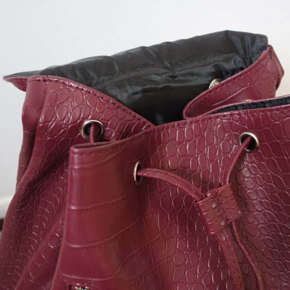 Burgundy Backpack - Picture 6 of 8